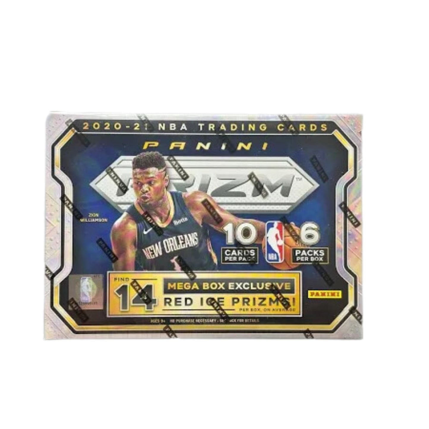 2020/21 Panini Prizm Basketball 60 - Card Mega Box (Red Ice) - Trading Card Market