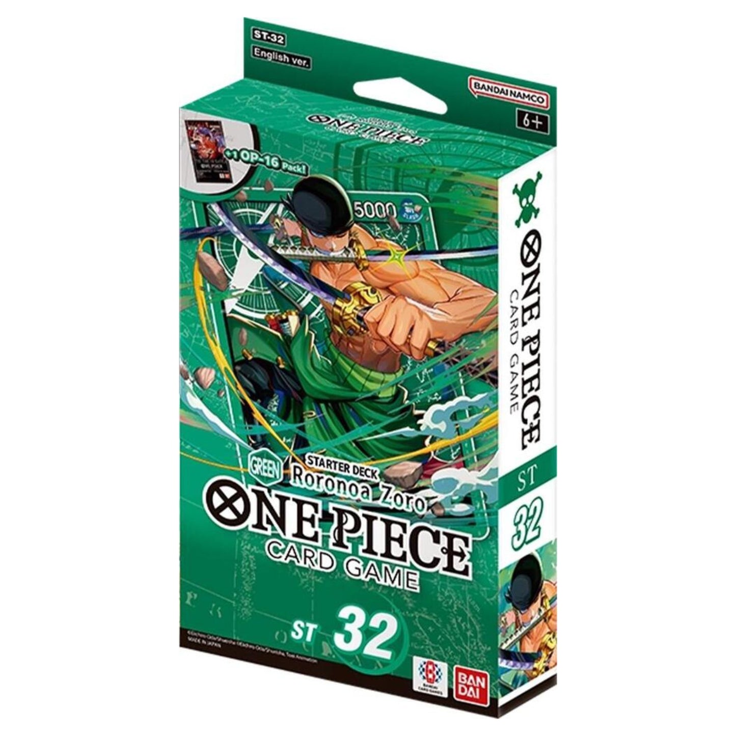 One Piece Green Roronoa Zoro Starter Deck (ST-32)
