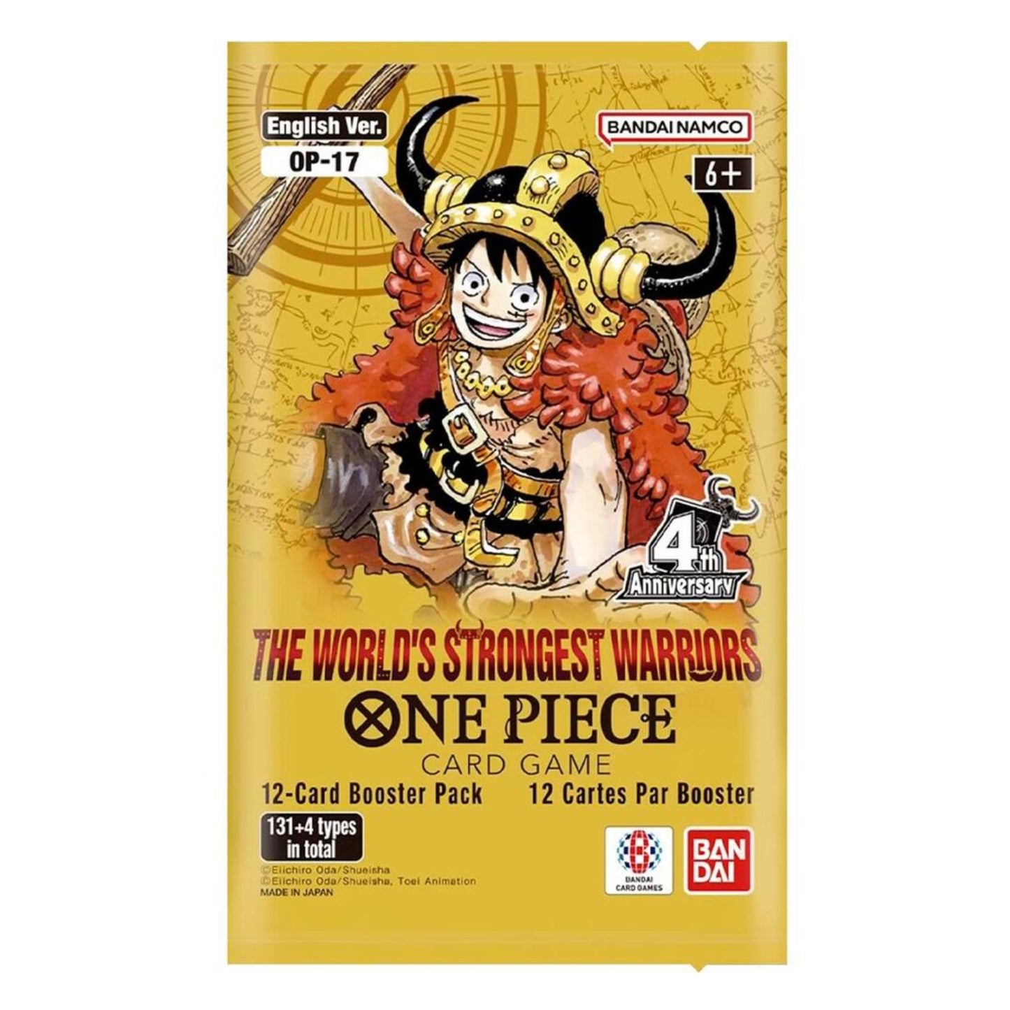 One Piece The World's Strongest Warriors Booster Pack - Trading Card Market