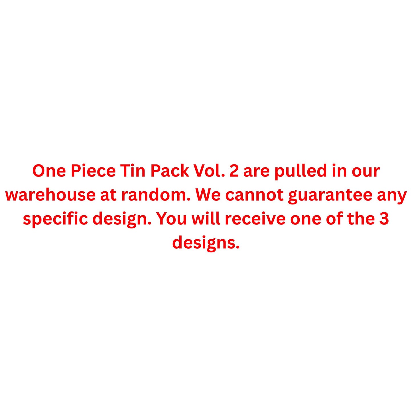 One Piece Tin Pack Vol. 2 - Trading Card Market