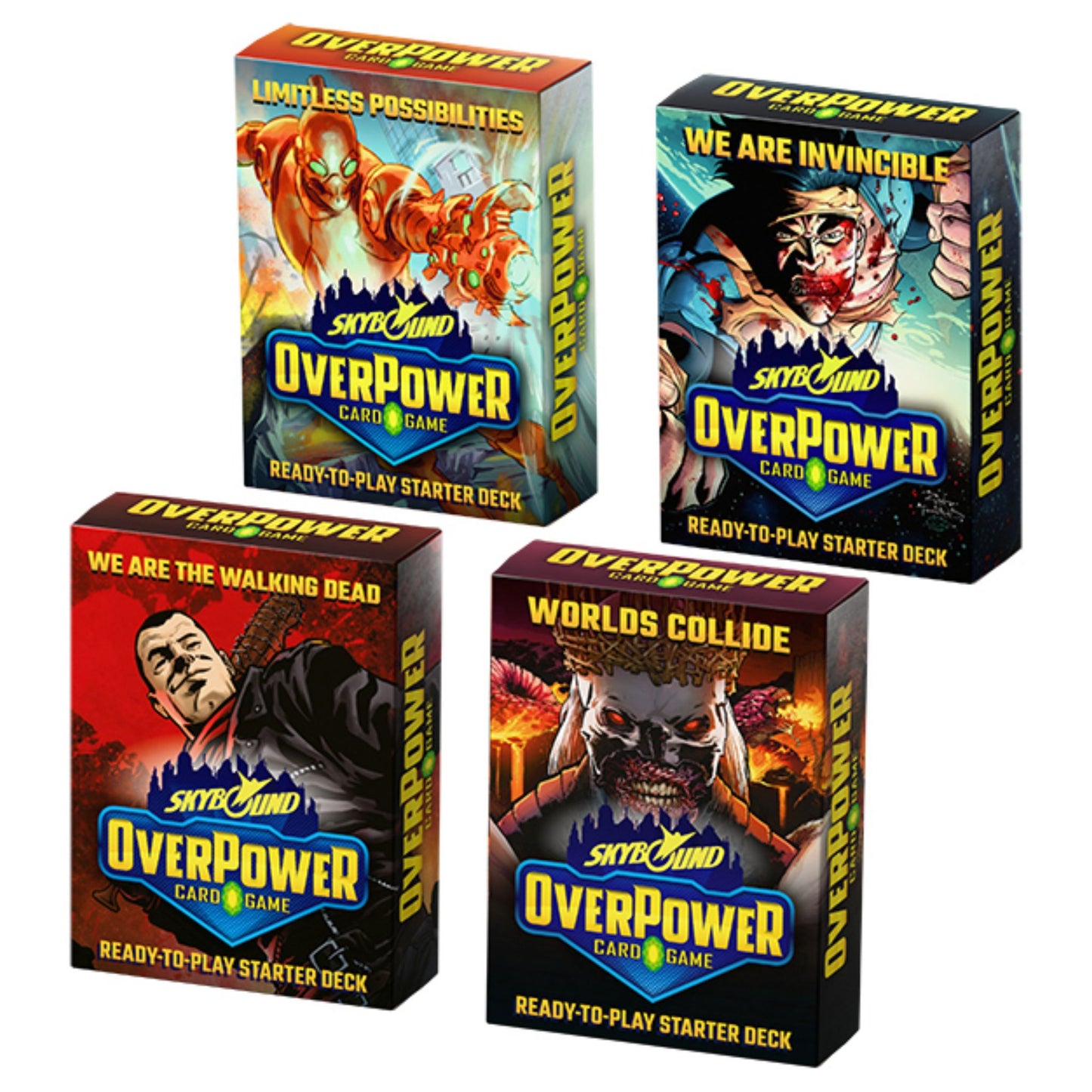 OverPower Skybound Invincible/The Walking Dead Starter Deck (Presell) - Trading Card Market