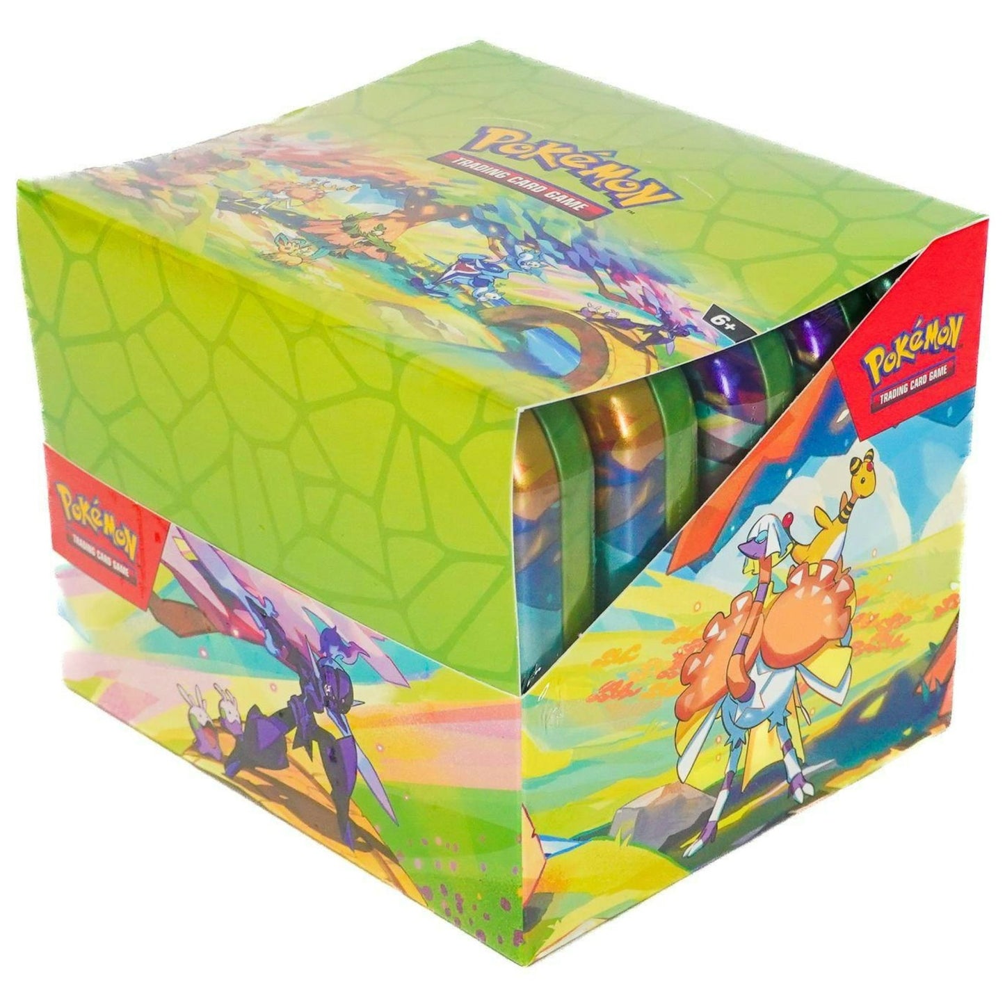 Pokemon Vibrant Paldea Mini Tin Display (10 Tins) - Trading Card Market