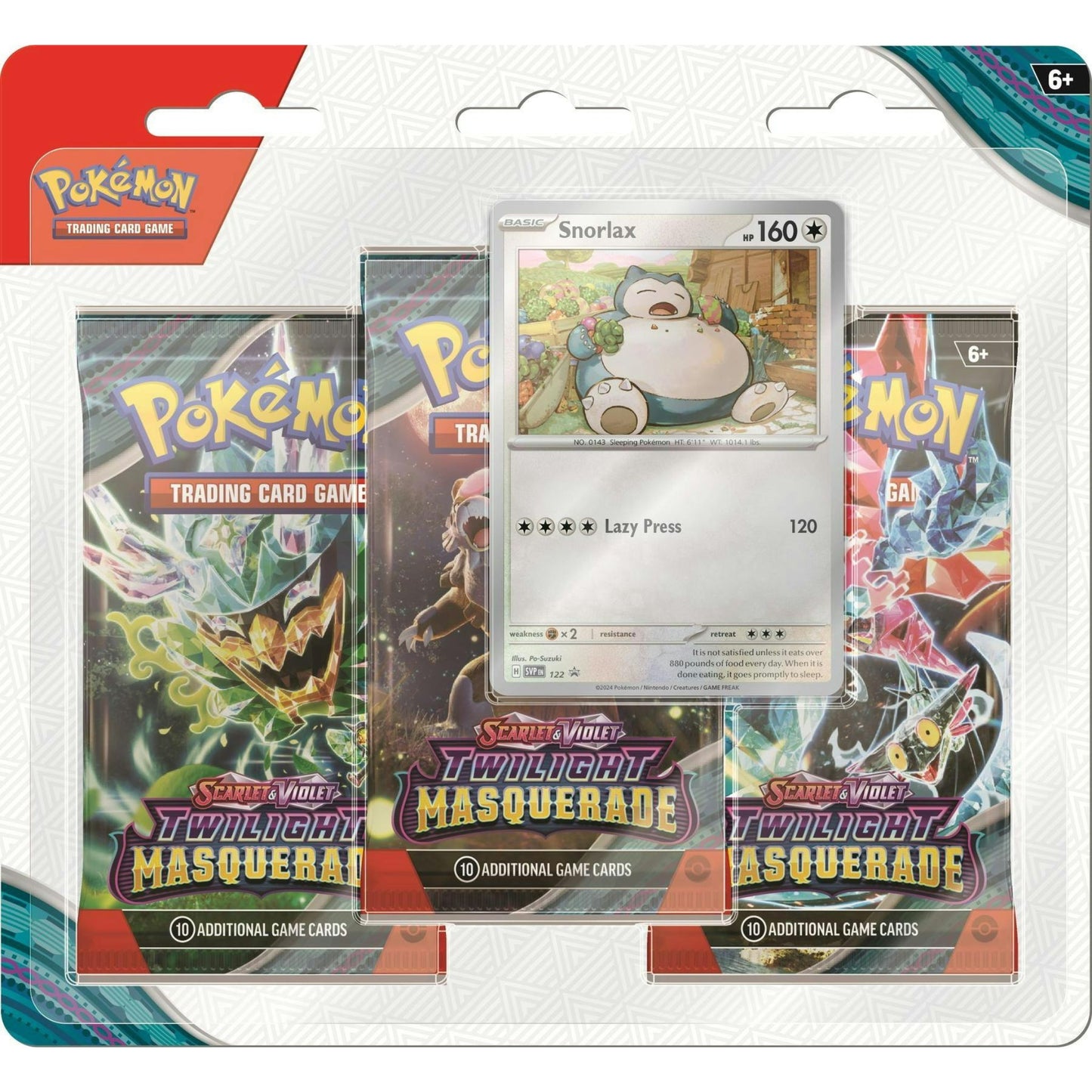 Pokemon Scarlet & Violet Twilight Masquerade 3 - Booster Pack Blister - Trading Card Market