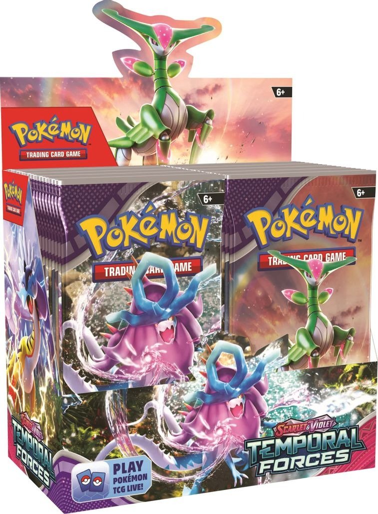 Pokemon Scarlet & Violet Temporal Forces Booster Box Pokemon Scarlet & Violet Temporal Forces Booster Box