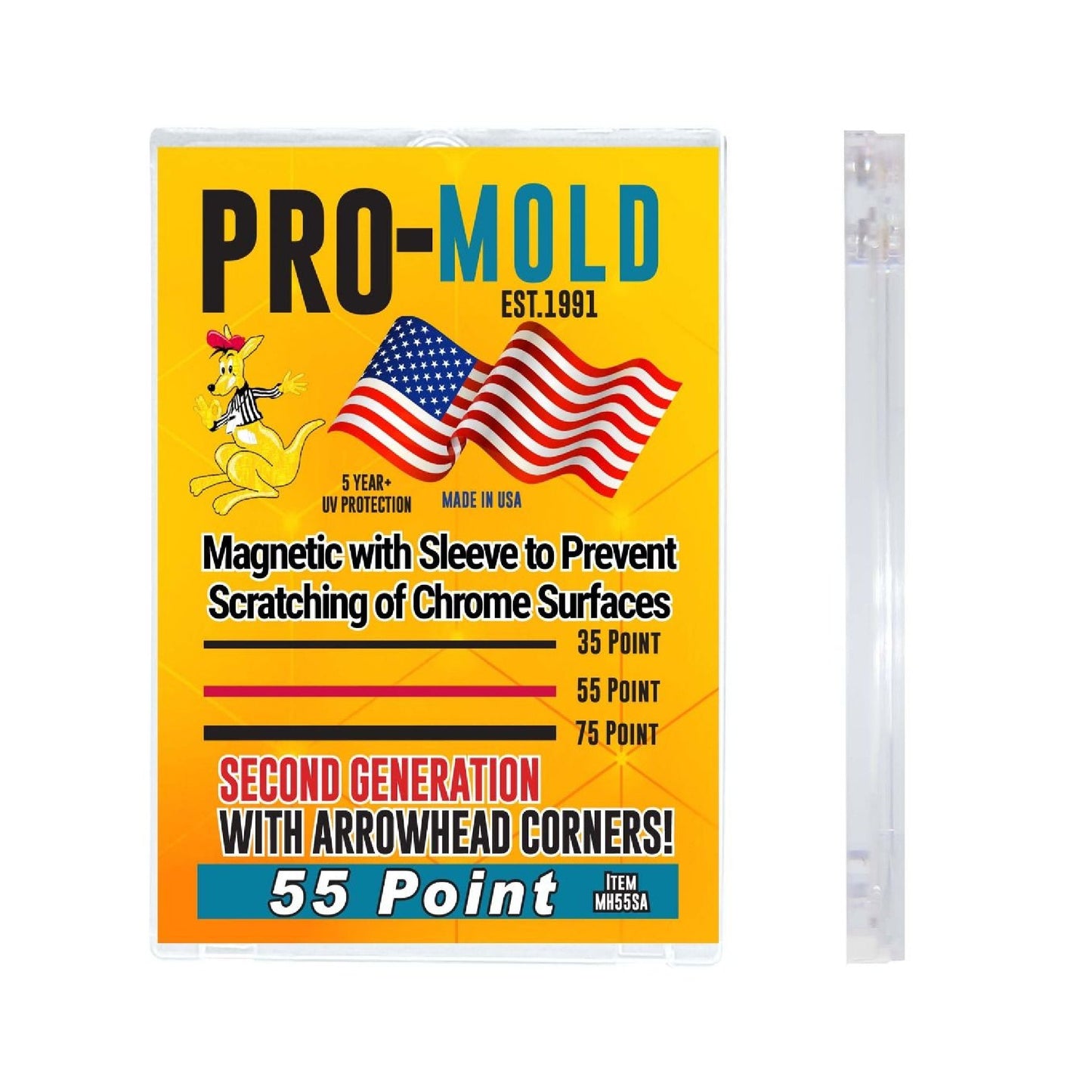 55pt Pro - Mold Arrow Corner Magnetic for Sleeve Card - Trading Card Market