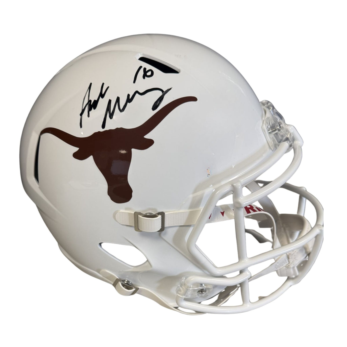 Panini Authentic Arch Manning Autographed University of Texas Full Sized Helmet