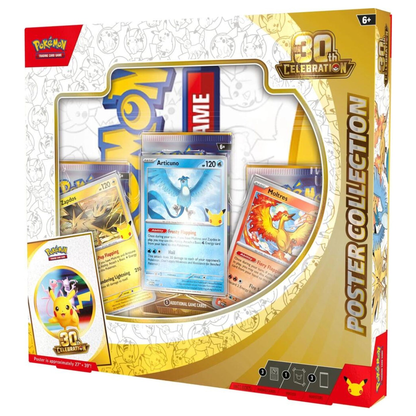 Pokemon 30th Celebration Poster Collection Box