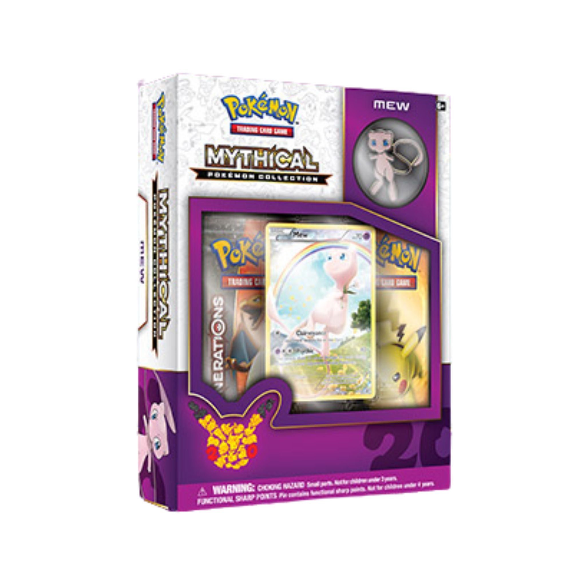 pokemon trading card game legends of johto pin box Pokemon Mythical Collection Mew Box