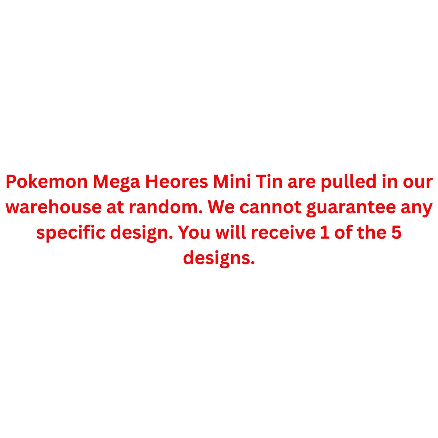 Pokemon Mega Heroes Mini Tin - Trading Card Market