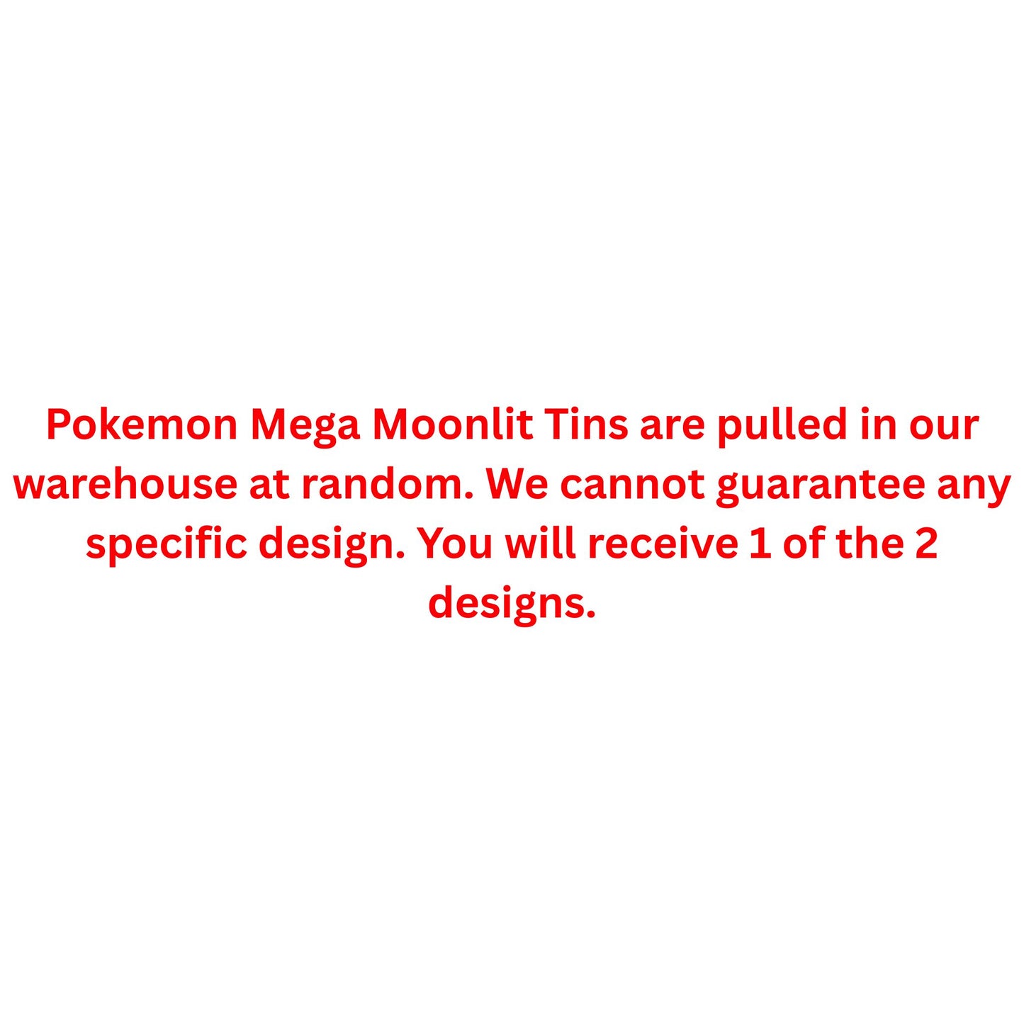 Pokemon Mega Moonlit Tin - Trading Card Market
