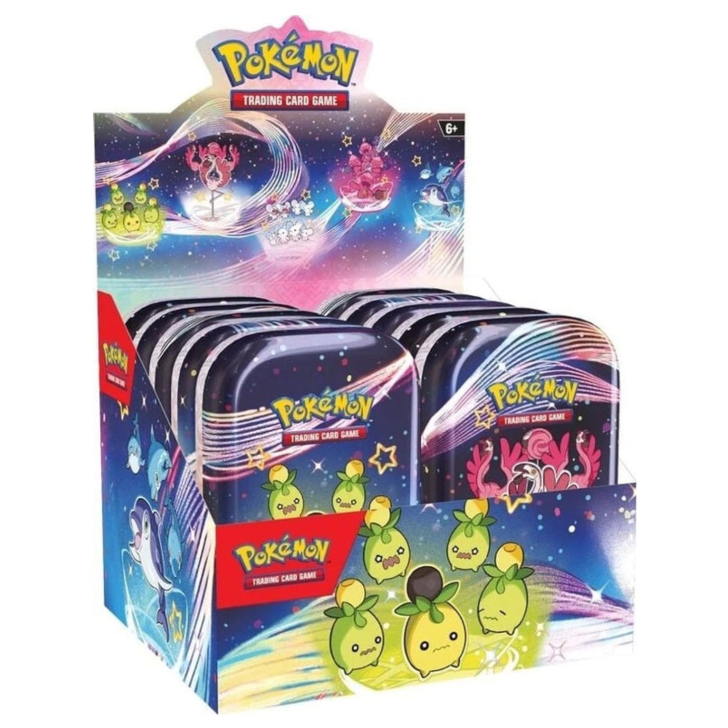 Pokemon Paldean Fates Mini Tin Display (10 Tins) - Trading Card Market