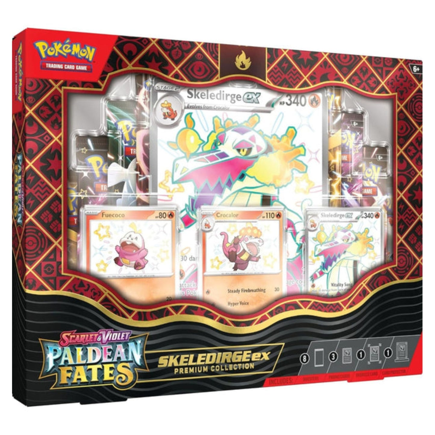 Pokemon Paldean Fates Premium Collection (Skeledridge Ex) - Trading Card Market