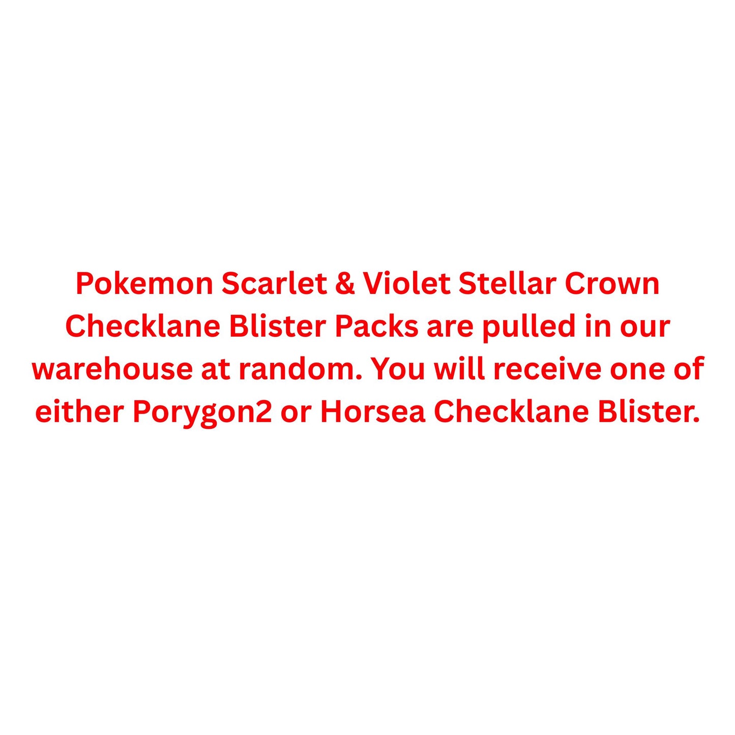 Pokemon Scarlet & Violet Stellar Crown Checklane Blister Pack - Trading Card Market
