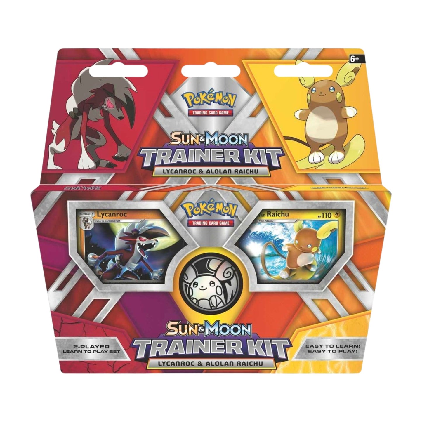 Pokemon Sun & Moon Trainer Kit Lycanroc & Alolan Raichu Player Deck Set - Trading Card Market