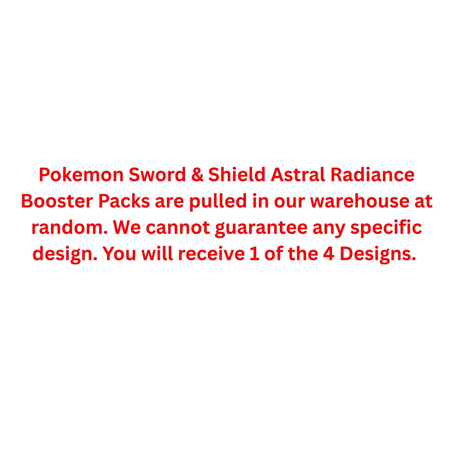 Pokemon Sword & Shield Astral Radiance Booster Pack - Trading Card Market