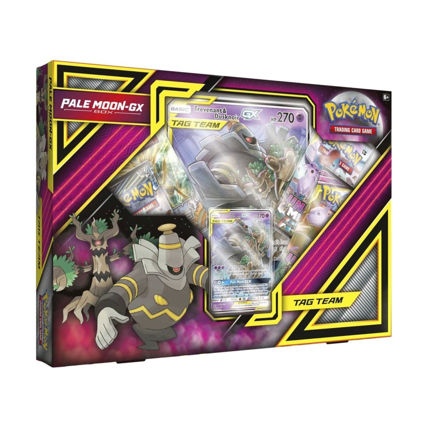 Pokemon Unified Minds Trevenant & Dusknoir Tag Team Pale Moon GX Box - Trading Card Market