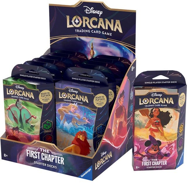 Disney Lorcana The First Chapter Starter Deck (12 Decks) Display Box - Trading Card Market