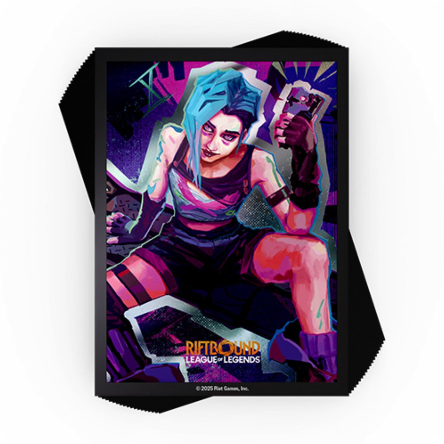 Riftbound Origins Jinx Art Card Sleeves - Trading Card Market