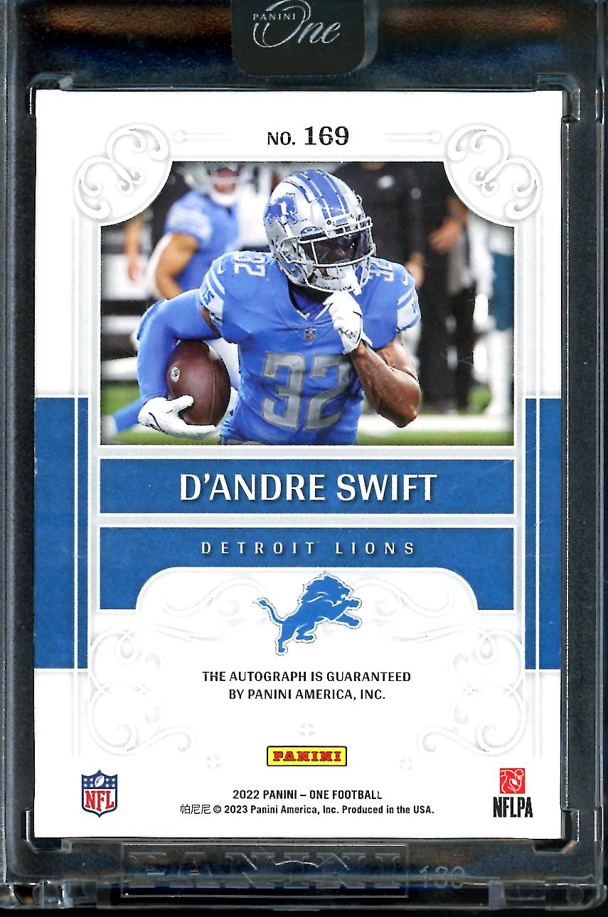 2022 Panini Panini One D'Andre Swift One Man Show Auto 1/1 Eagles - Trading Card Market