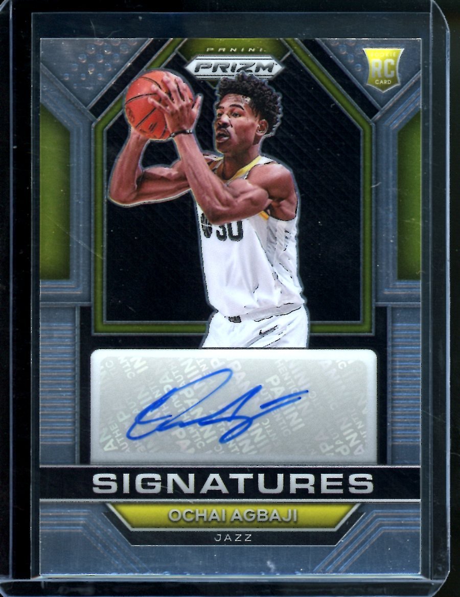 2022/23 Panini Prizm Ochai Agbaji Rookei Auto Jazz - Trading Card Market