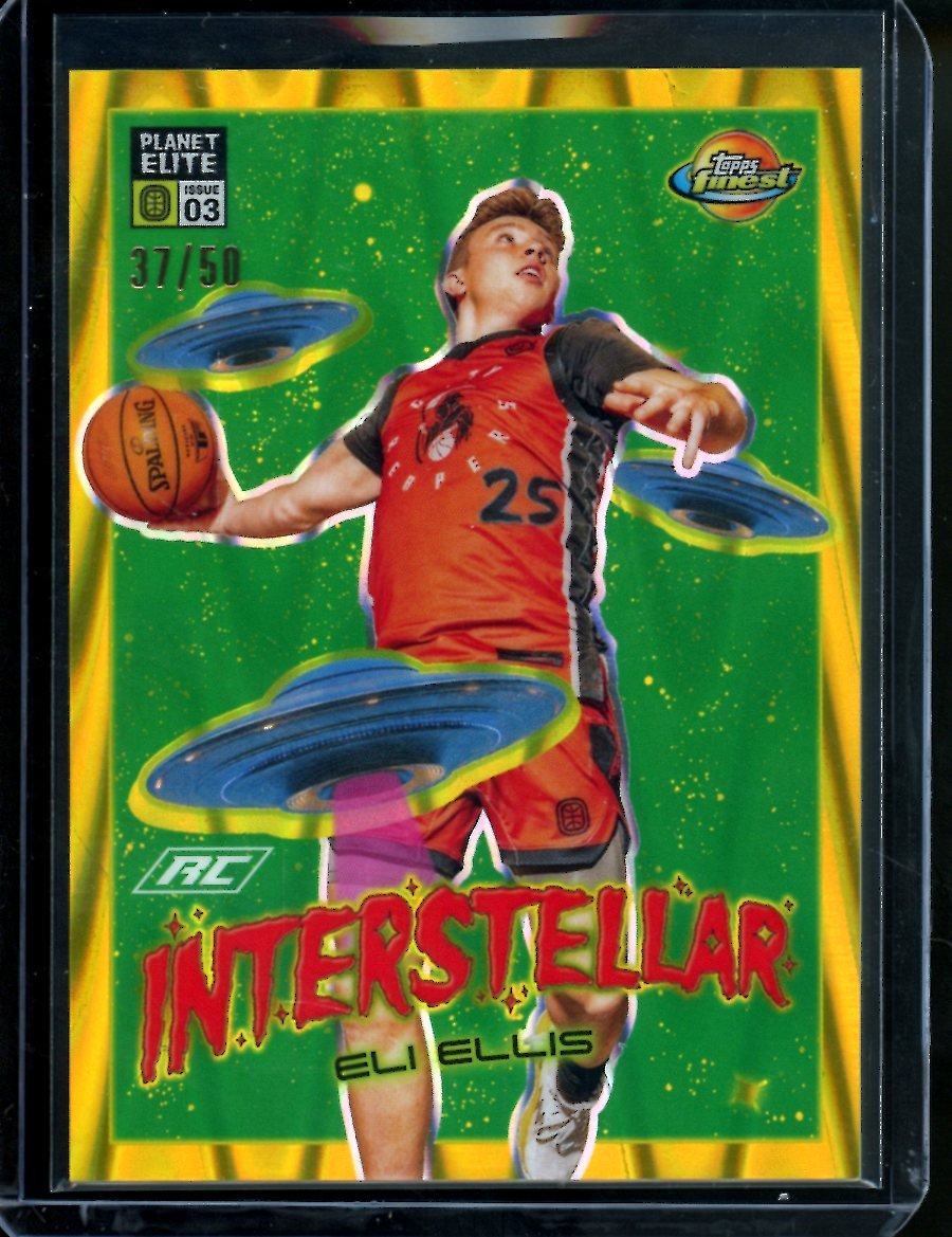 2023 Topps Finest OTE Eli Ellis Interstellar Gold Wave /50 Trading
