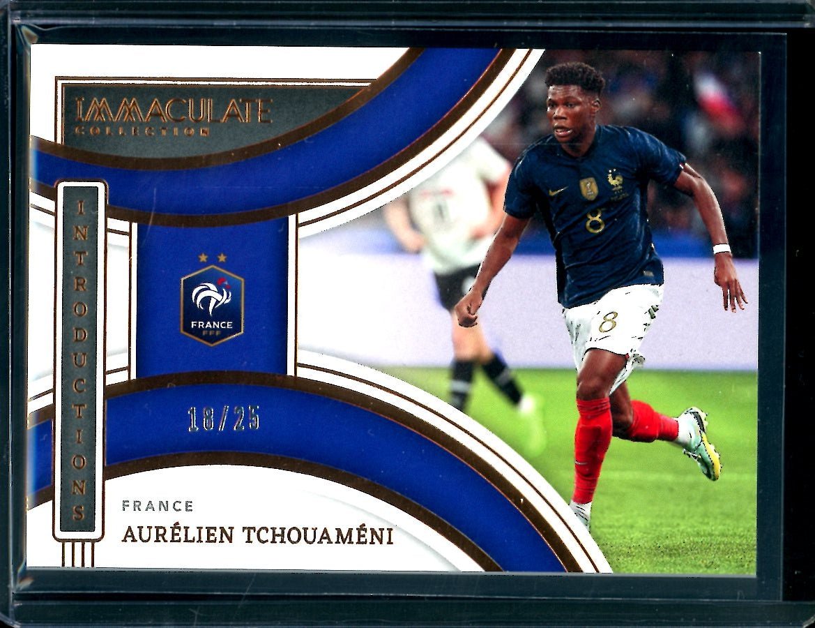 2022/23 Panini Immaculate Aurelien Tchouameni Introductions /25 France - Trading Card Market