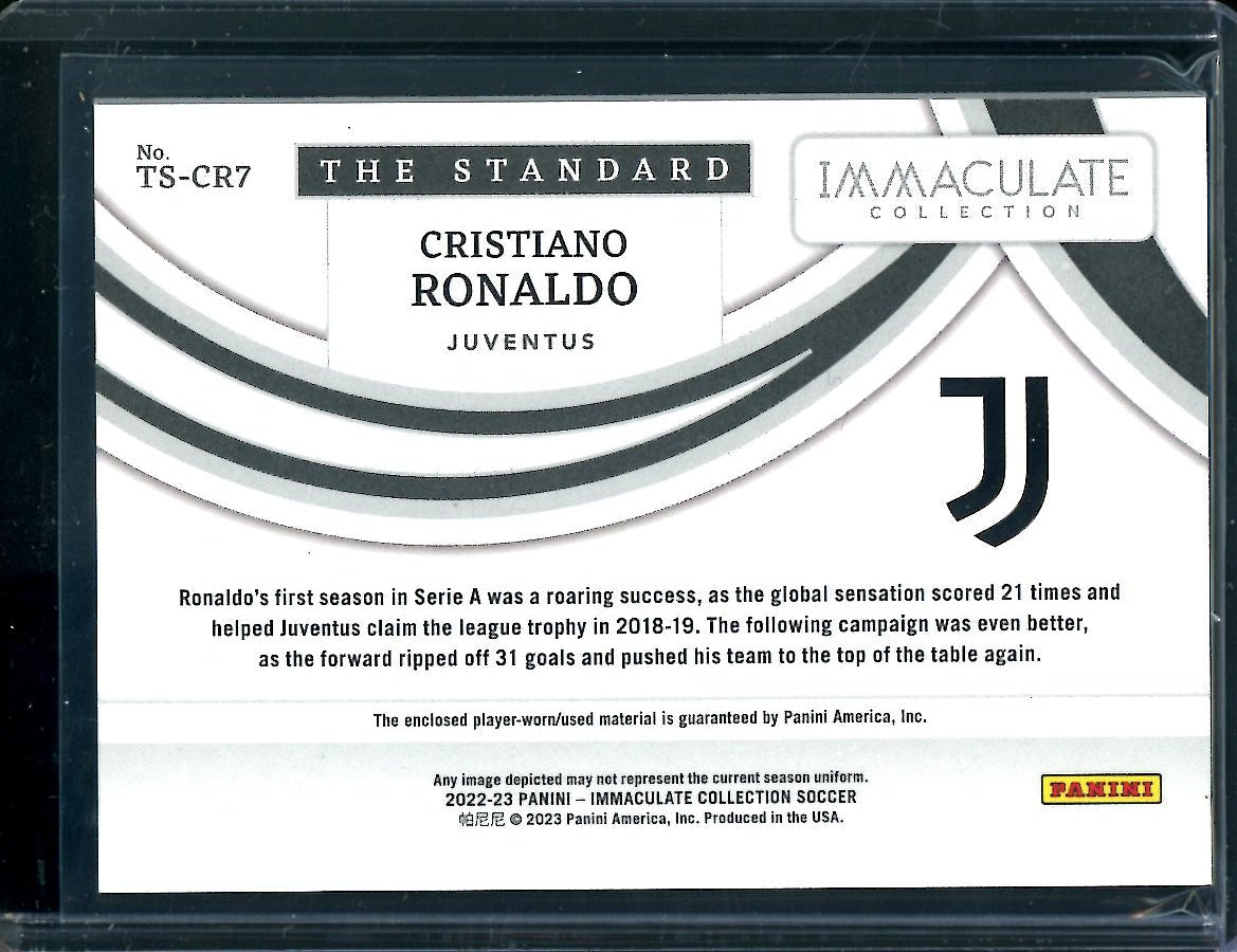 2022/23 Panini Immaculate Cristiano Ronaldo Patch /99 Juventus - Trading Card Market
