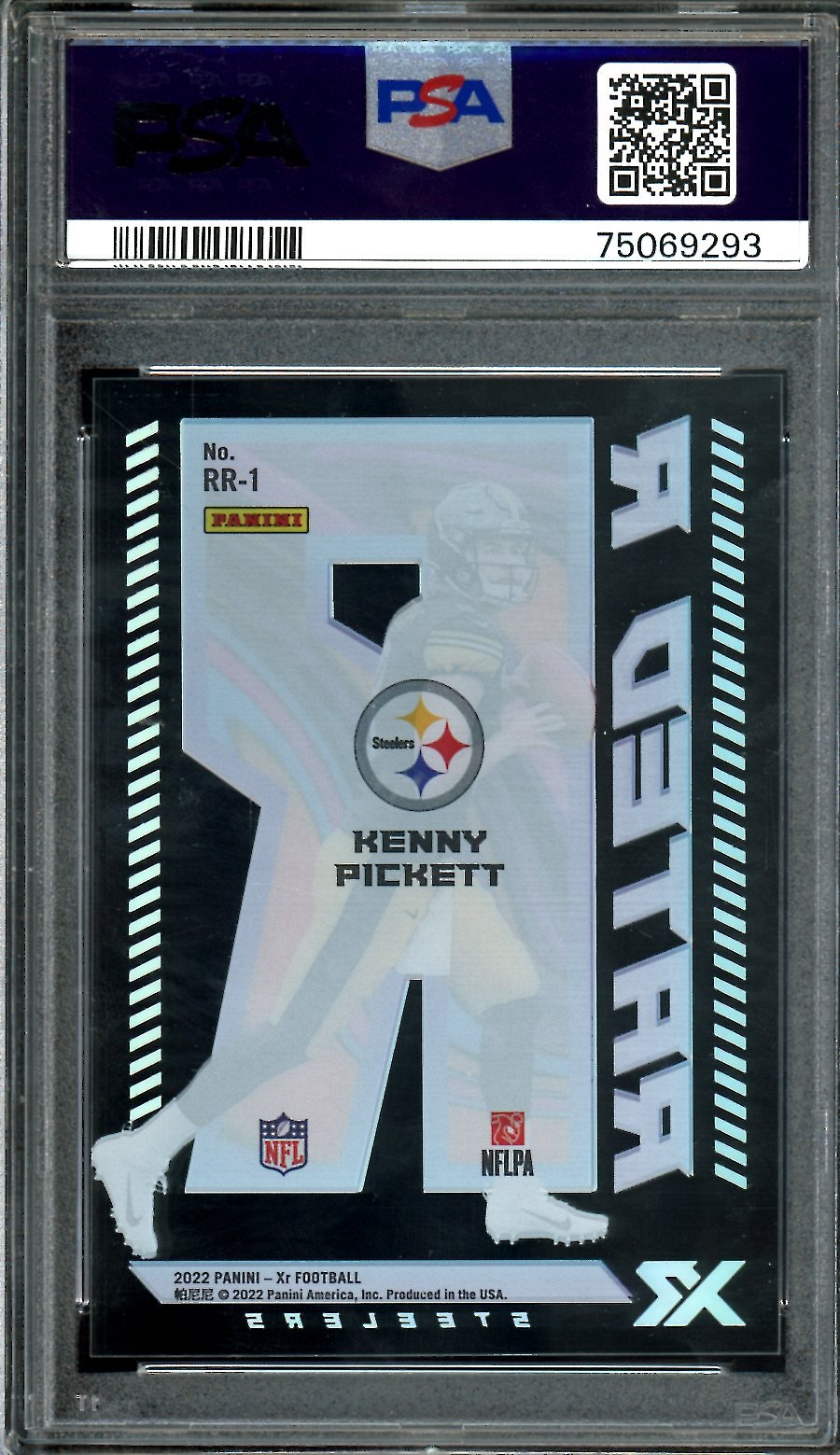 2022 Panini XR Kenny Pickett Rookie Rated R SSP PSA 9 Steelers - Trading Card Market