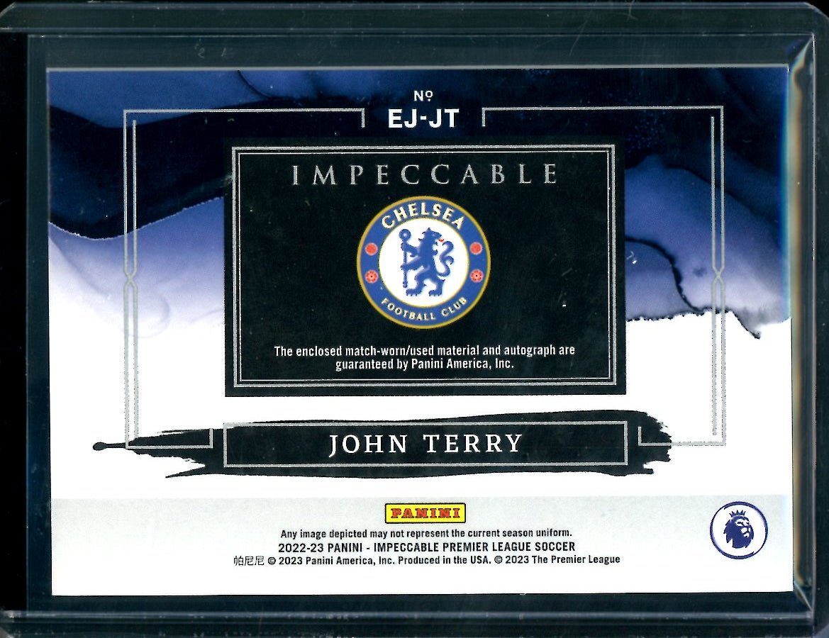 2022/23 Panini Impeccable John Terry Elegance Patch Auto /49 Chelsea - Trading Card Market
