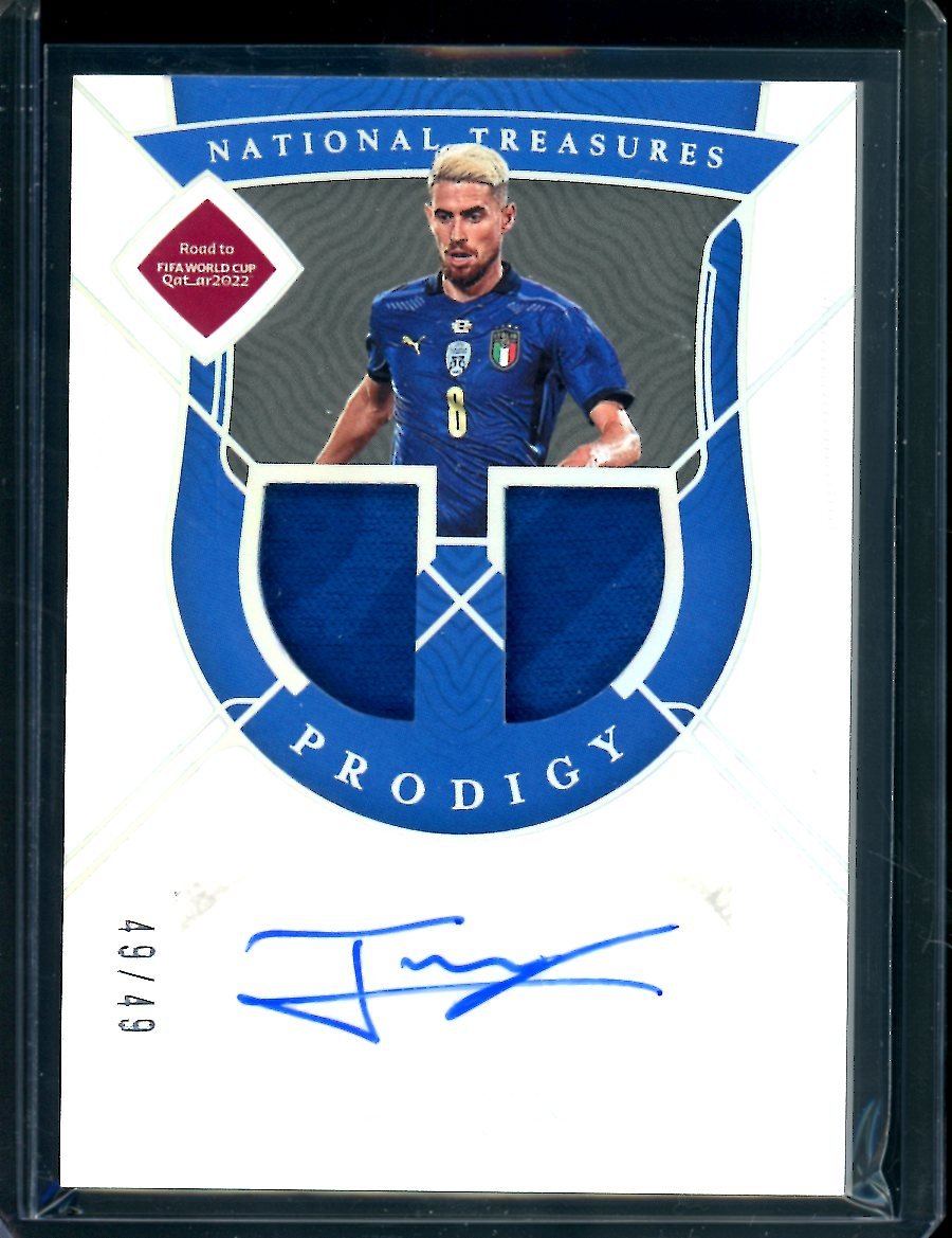 2022 Panini National Treasures Jorginho Prodigy Patch Auto /49 Italy - Trading Card Market