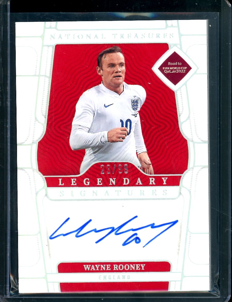 2022 Panini National Treasures Wayne Rooney Legendary Signatures 
