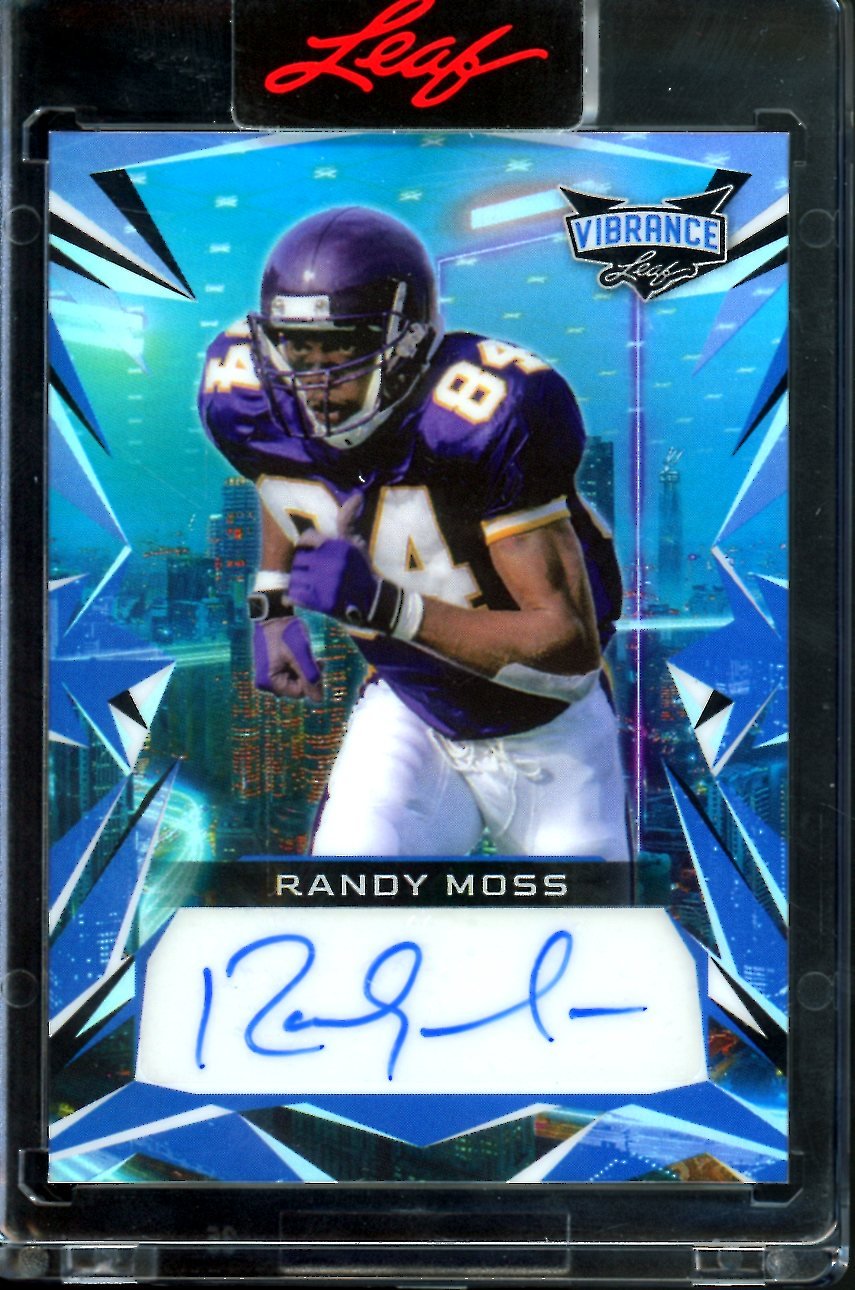 2023 Leaf Vibrance Randy Moss Auto /20 Vikings - Trading Card Market