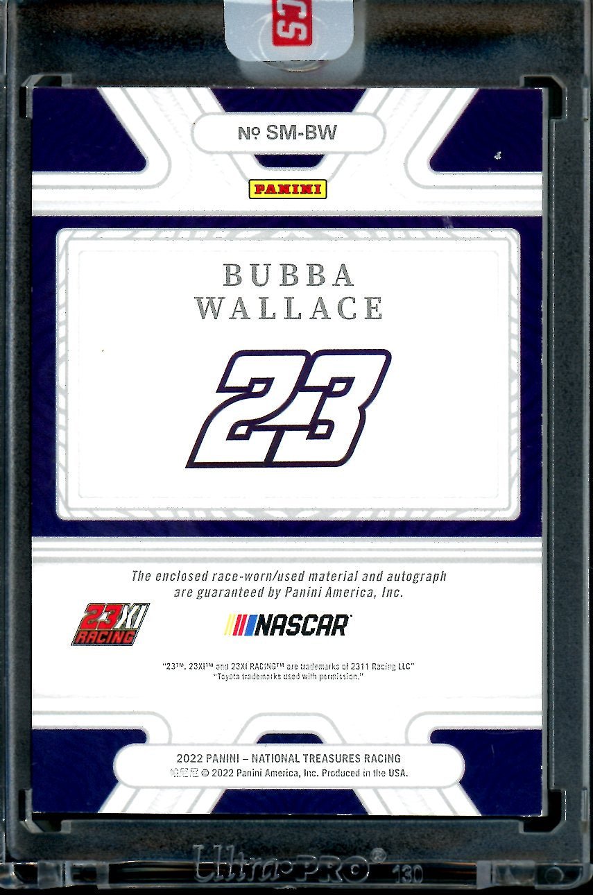 2022 Panini National Treasures Bubba Wallace Patch Auto /10 NASCAR - Trading Card Market
