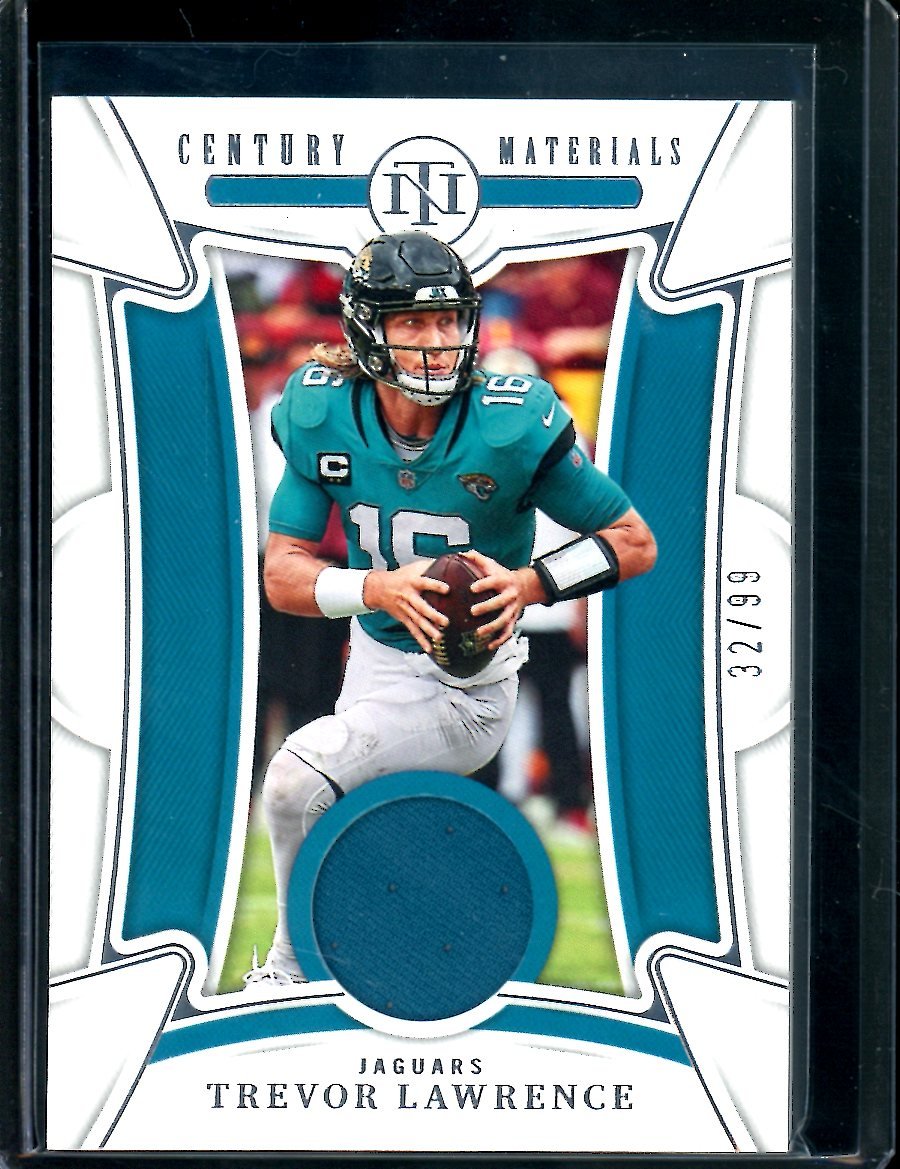 2022 Panini National Treasures Trevor Lawrence Century Materials Patch /99 Jaguars - Trading Card Market