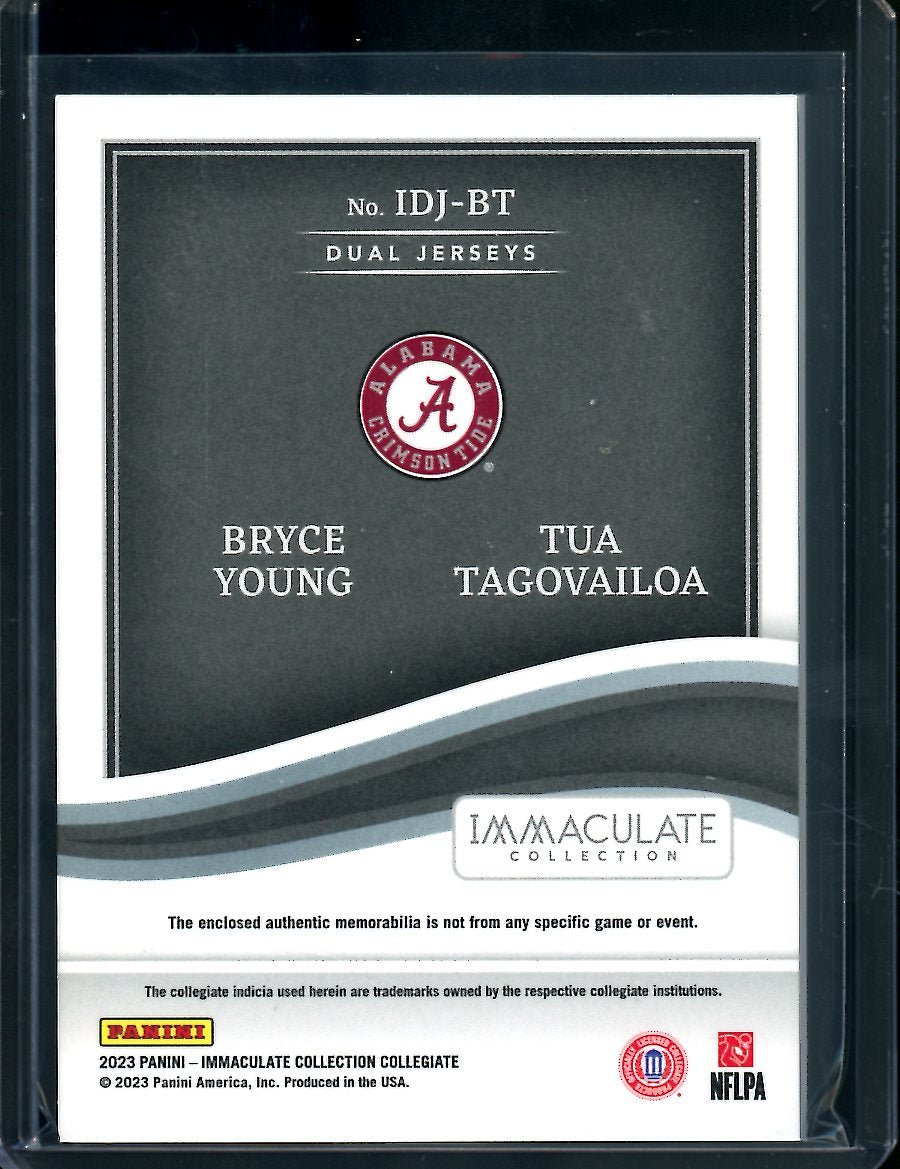 2023 Panini Immaculate Collegiate Bryce Young/Tua Tagovailoa Dual Patch /99 Alabama - Trading Card Market