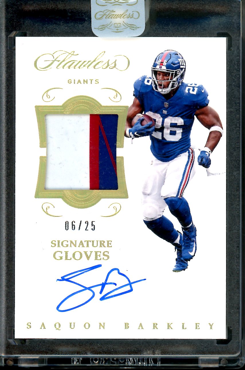 Fanatics On outlets Card NT Saquon Barkley RPA /25