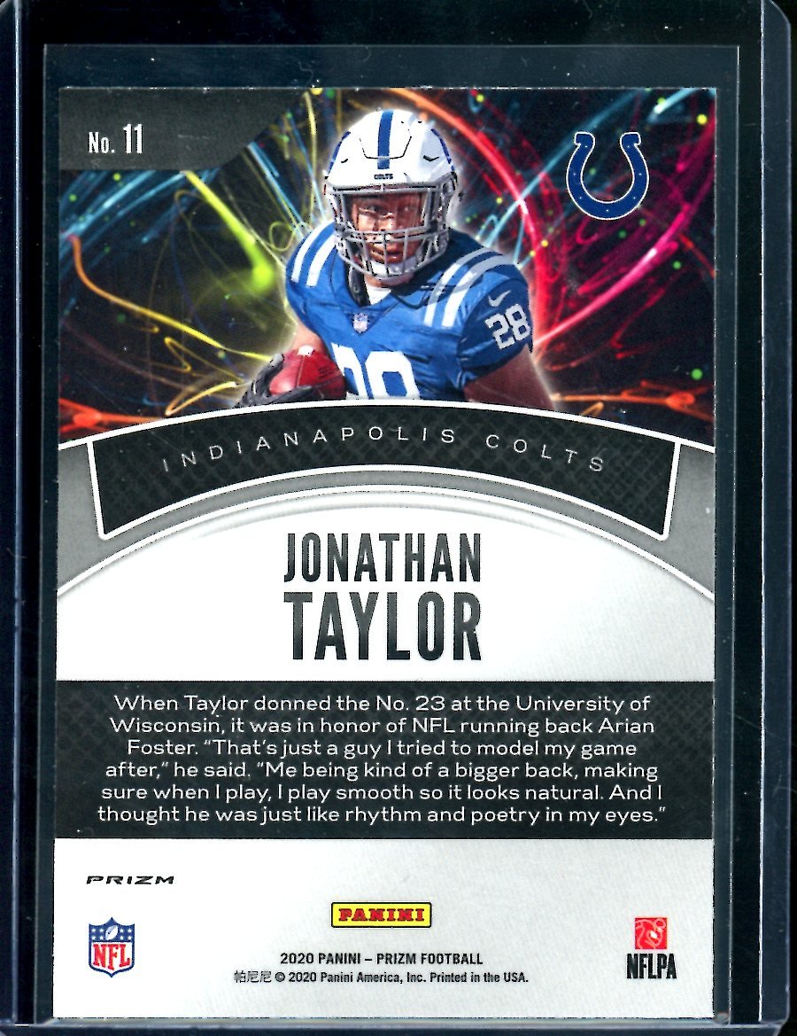2020 Panini Prizm Jonathan Taylor Rookie Illumination SSP Colts - Trading Card Market