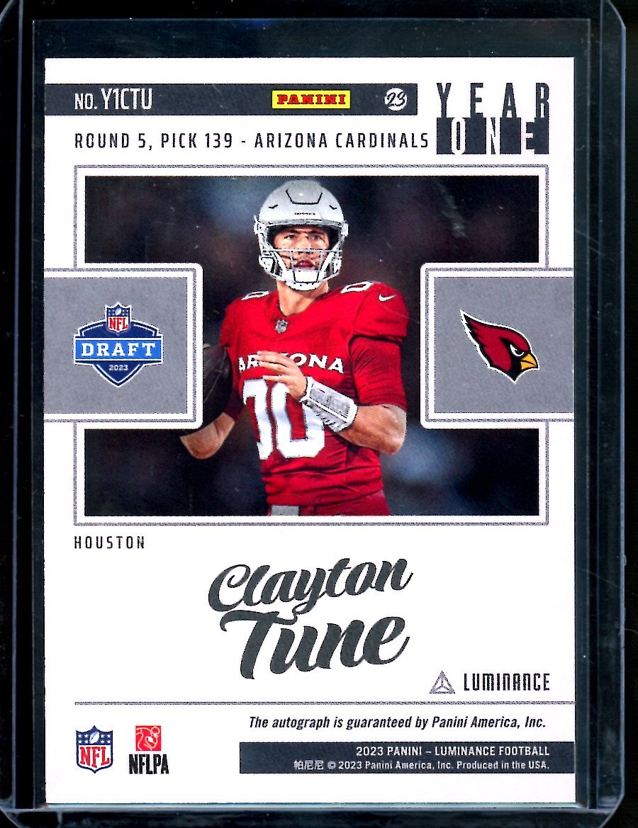 2023 Panini Luminance Clayton Tune Rookie Auto Cardinals - Trading Card Market