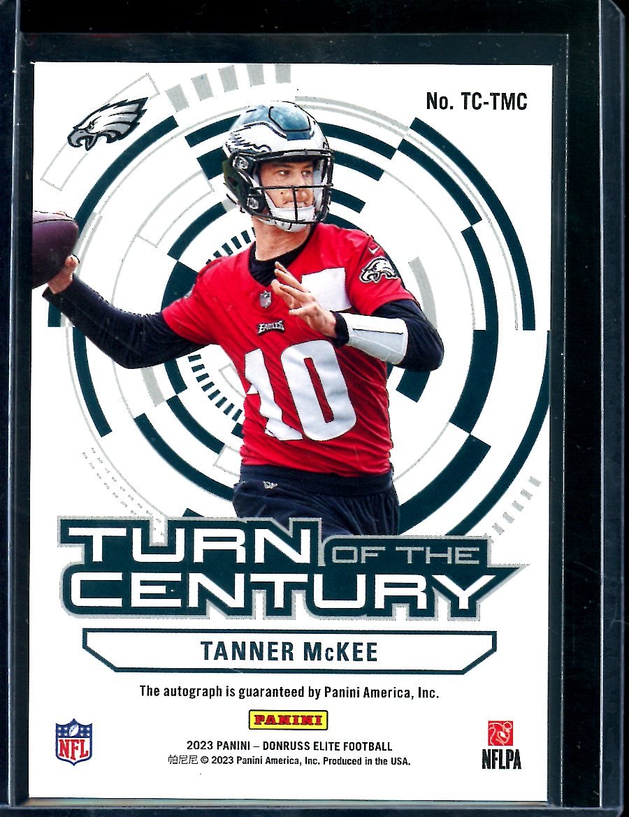 2023 Panini Elite Tanner McKee Rookie Auto /49 Eagles - Trading Card Market