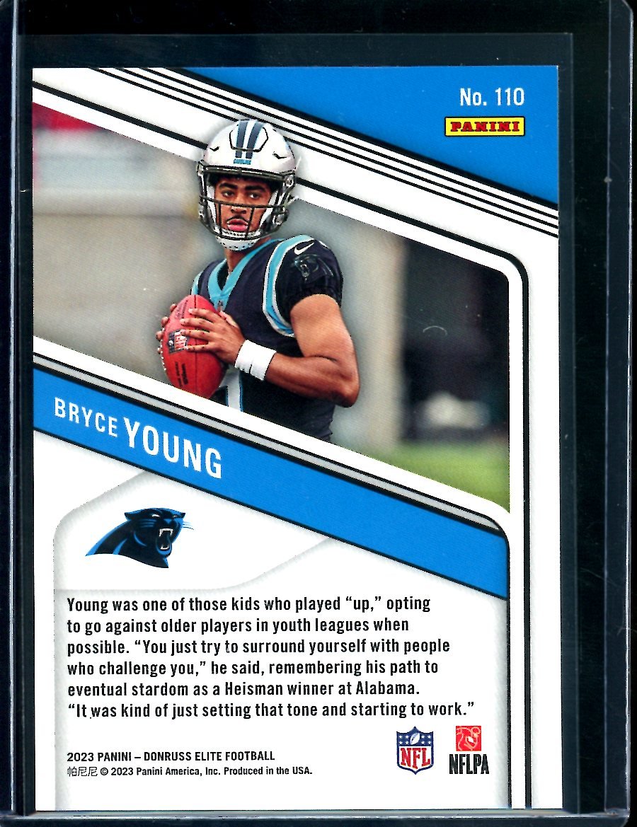 2023 Panini Elite Bryce Young Rookie Red /149 Panthers - Trading Card Market