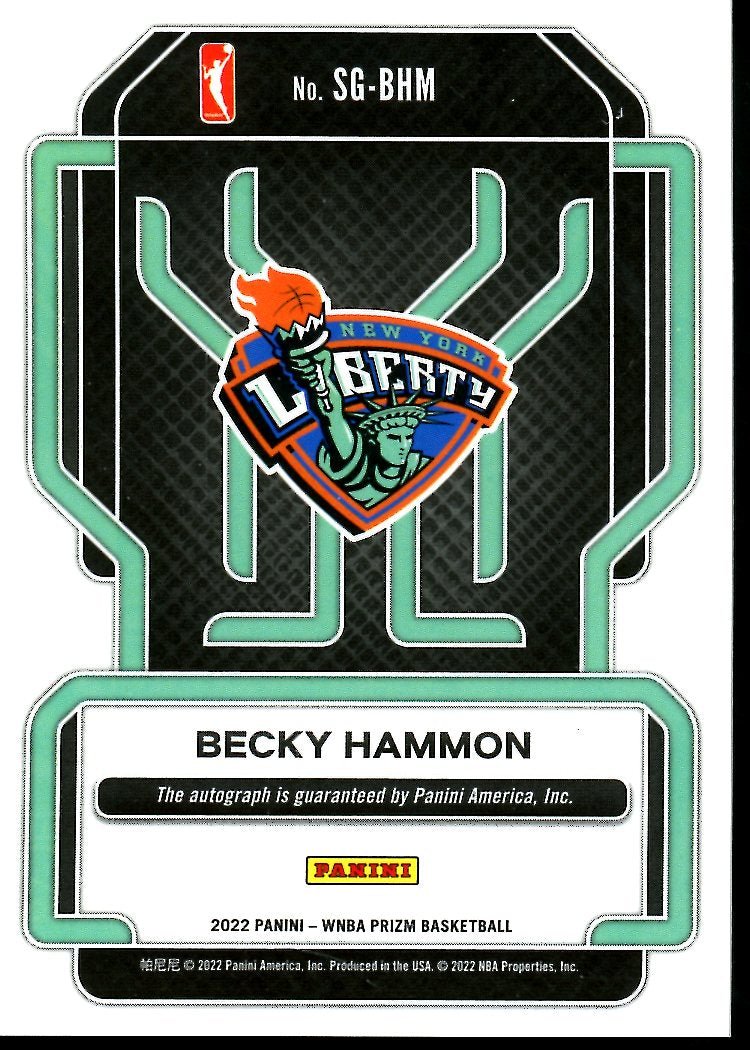 2022 Panini Prizm Becky Hammon Auto Liberty - Trading Card Market