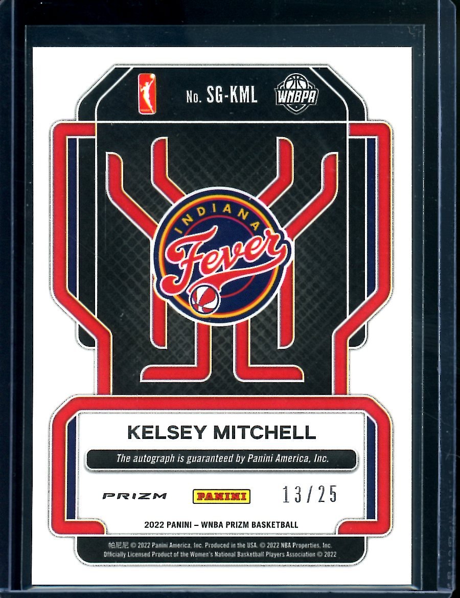 2022 Panini Prizm Kelsey Mitchell Mojo Auto /25 Fever - Trading Card Market