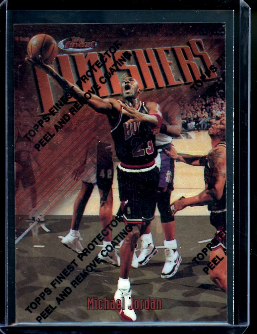 1997 - 98 Topps Finest Michael Jordan Finishers Bulls - Trading Card Market