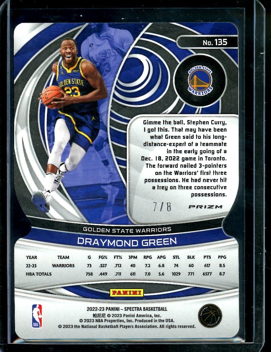 2022 - 23 Panini Spectra Draymond Green /8 Warriors - Trading Card Market