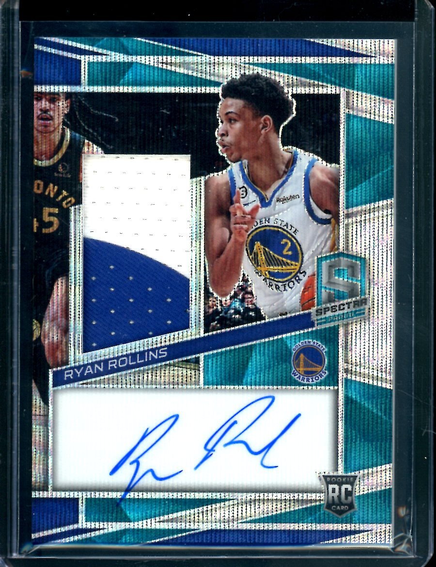 2022 - 23 Panini Spectra Ryan Rollins Rookie RPA /30 Warriors - Trading Card Market