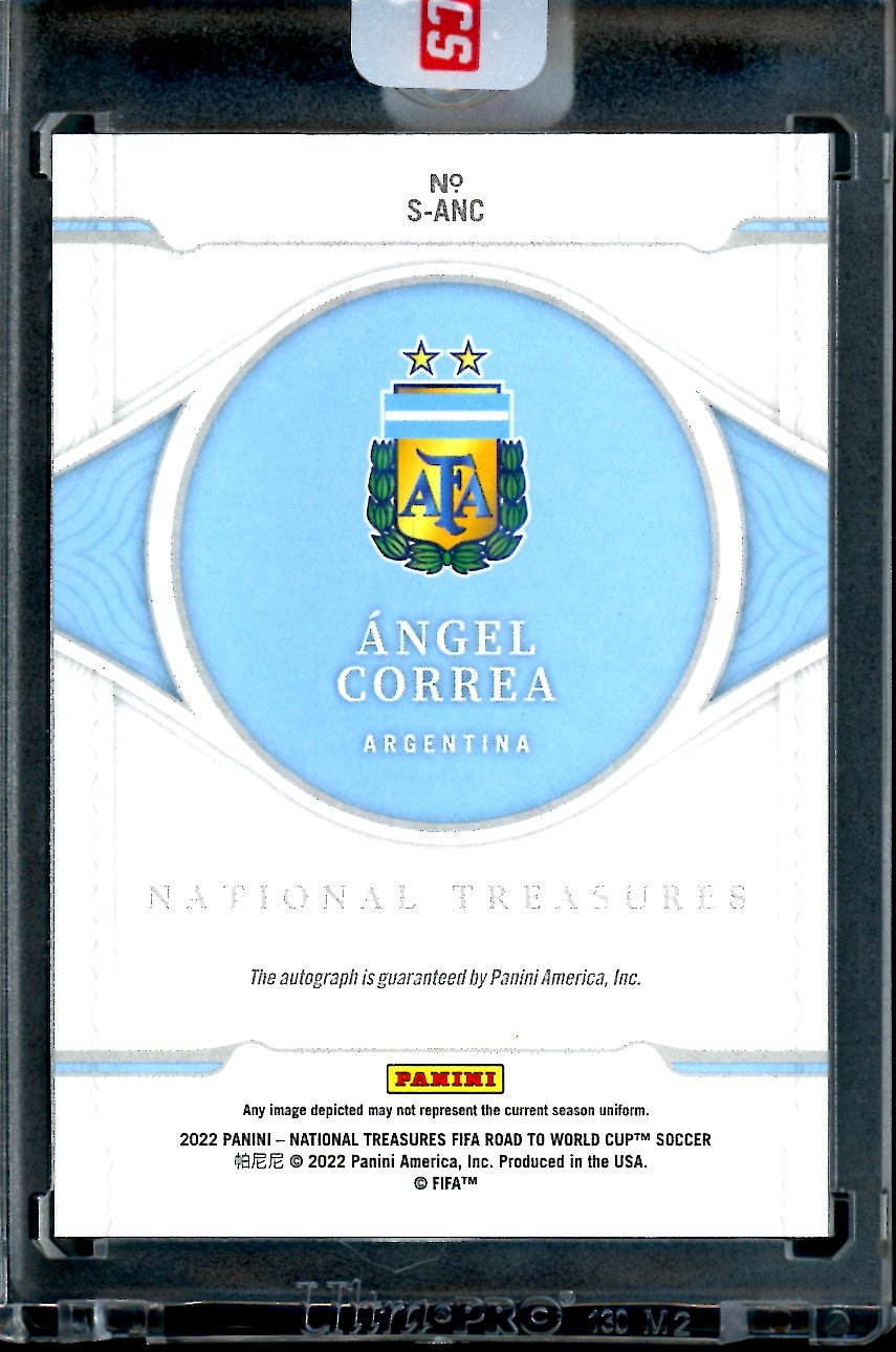 2022 Panini National Treasures Angel Correa Auto /99 Argentina - Trading Card Market