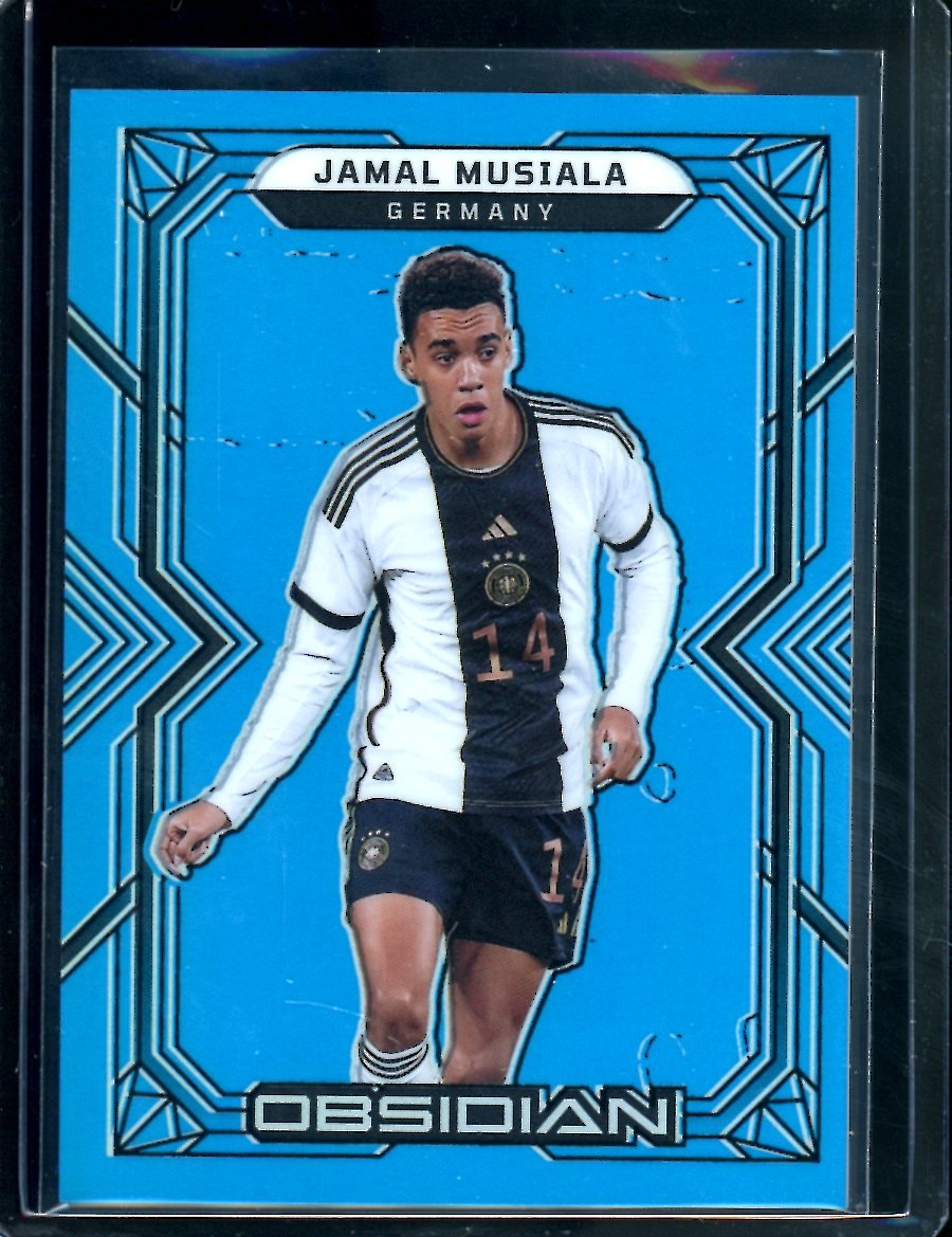 2022 - 23 Panini Obsidian Jamal Musiala Blue Flood /12 Germany - Trading Card Market