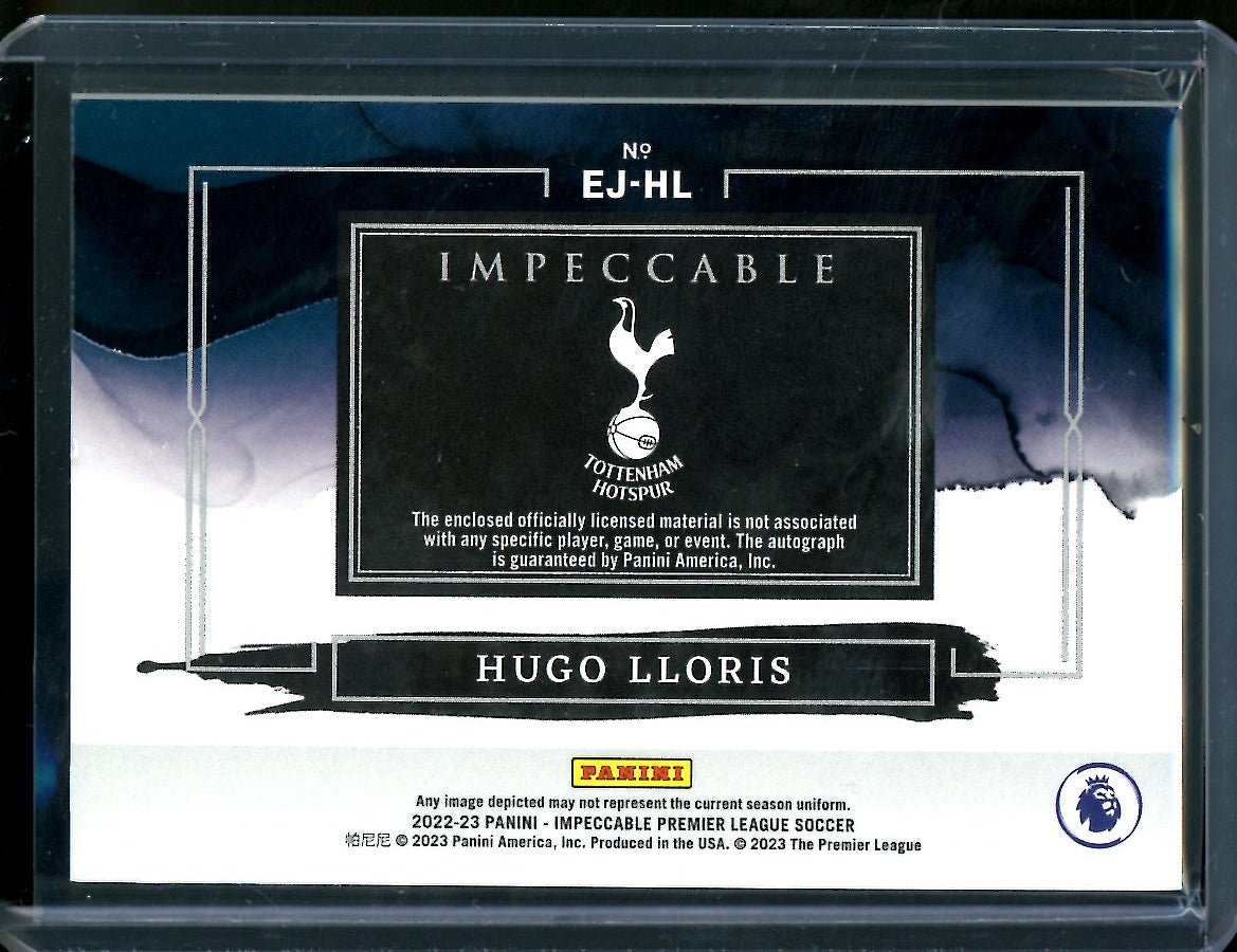 2022 - 23 Panini Impeccable Hugo Lloris Elegance Patch Auto /49 Tottenham - Trading Card Market