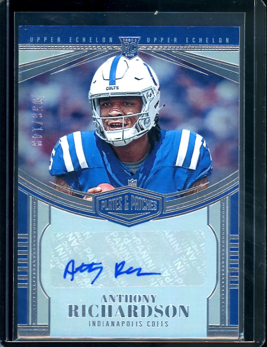 2023 Panini Plates Patches Anthony Richardson Rookie Auto 149 Colts 2023-panini-plates-patches-anthony-richardson-rookie-auto-149-colts