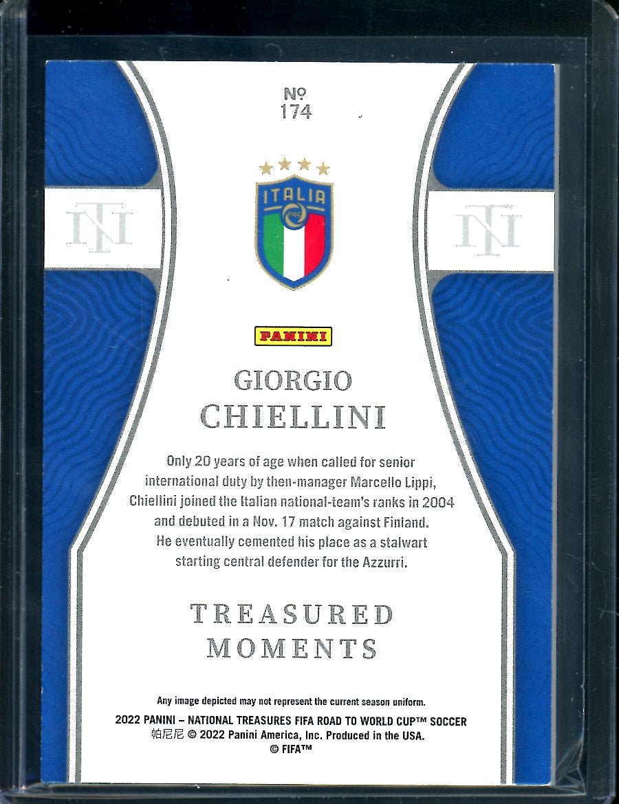 2022 Panini National Treasures Giorgio Chiellini Treasured Moments 1/1 Italy - Trading Card Market